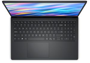 Лаптоп Dell 15 DC15250, Intel Core i5-1334U (10 cores, upto 4.60 GHz), 15.6" FHD (1920x1080) 120Hz 250 nits WVA AG, 8GB, 1x8GB, DDR4, 2666MHz, 512GB M.2 PCIe, Intel UHD Graphics, Wi-Fi 6, BG Keyboard, Ubuntu, Carbon Black (Plastic), 3Y PS