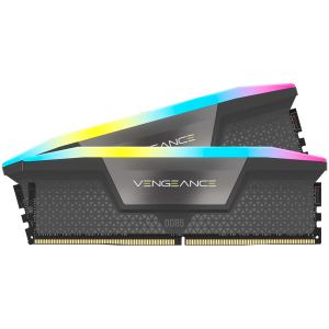 CORSAIR VENGEANCE RGB DDR5 96GB (2 x 48GB) DDR5 6000 CL30-36-36-76 1.40V AMD EXPO & Intel XMP - Grey
