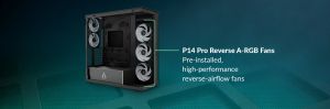 Arctic Case E-ATX - Xtender (Mirror Black) - 5 A-RGB Fans included