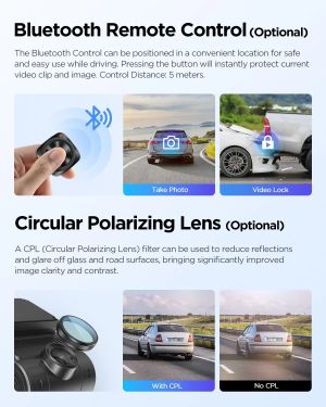 VIOFO Видеорегистратор Dash Cam A229 Plus 3 Channel - 2K, HDR, Sony STARVIS 2, GPS