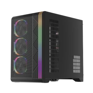 1stPlayer кутия Case ATX - VT7-BK - USB-C, Mesh, A-RGB