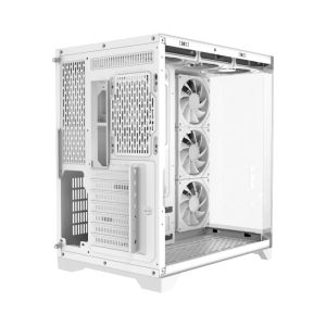 Gamemax кутия Case ATX - HYPE-A White - 4 x 120 mm Addressable RGB fans