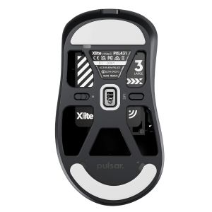Pulsar професионална геймърска мишка Wireless Gaming Mouse Xlite v4 Size1 Black - 1K (8K compatible)