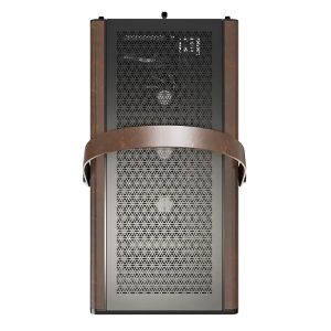 Montech кутия Case mATX - Heritage PRO (B) - USB-C, Leather, 4 x 120 mm Fans