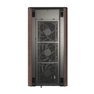 Montech кутия Case mATX - Heritage PRO (B) - USB-C, Leather, 4 x 120 mm Fans