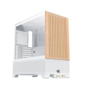 Xigmatek кутия Case EATX - Endorphin WD Arctic, Addressable RGB, Wood