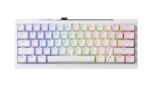 Ducky Professional Gaming Mechanical Keyboard One X Mini Wireless White - Ducky AI Switches [Linear]