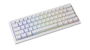 Ducky Professional Gaming Mechanical Keyboard One X Mini Wireless White - Ducky AI Switches [Linear]