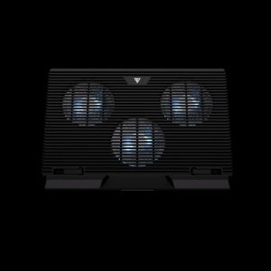 Gamdias Охладител за лаптоп Gaming Notebook Cooler 19" - AETHER E1 - USB Hub, Phone Stand