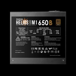 Gamdias PSU 650W Bronze - HELIOS M1-650B