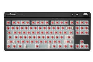 Pulsar професионална геймърска механична клавиатура Professional Gaming Mechanical Keyboard Xboard MS TKL ANSI Black - 8K, Cherry MX2A [Linear], RGB