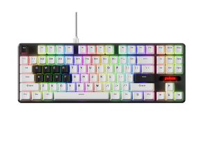 Pulsar Professional Gaming Mechanical Keyboard PCMK 2 HE TKL ANSI White - 8K, Gateron Magnetic Switches [Linear], RGB