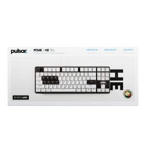 Pulsar Professional Gaming Mechanical Keyboard PCMK 2 HE TKL ANSI White - 8K, Gateron Magnetic Switches [Linear], RGB