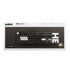 Pulsar Professional Gaming Mechanical Keyboard PCMK 2 HE TKL ANSI Black - 8K, Gateron Magnetic Switches [Linear], RGB