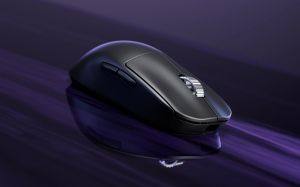 Pulsar професионална геймърска мишка Wireless Gaming Mouse X2A v3 eS Size1 Black 8K, OLED Display, Tournament Edition
