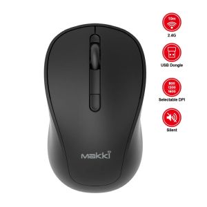 Makki Wireless Mouse MAKKI-MSX-2408 - Silent, 1600dpi, 2.4G
