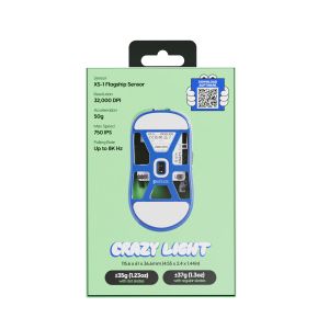 Pulsar професионална геймърска мишка Wireless Gaming Mouse X2 CrazyLight Aqua Zest 8K