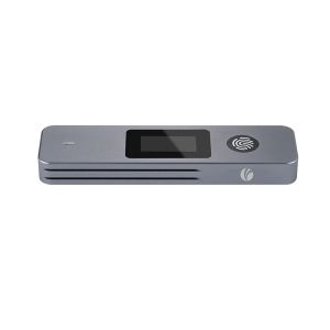 VCom Storage - Case - M.2 NVMe/SATA M/B key - USB-C/A Gen.2 10Gbps, Fingerprint Encryption - CU855SN-F