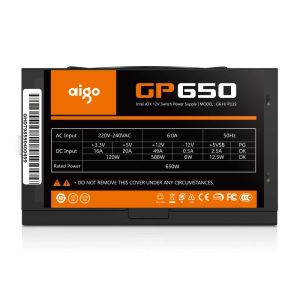 Aigo PSU 650W Bronze - GP650