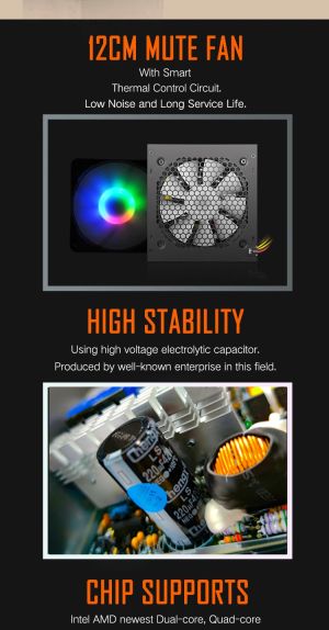 Aigo PSU 700W - Warrior AK700 RGB