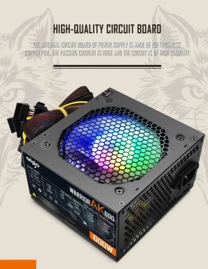 Aigo PSU 600W - Warrior AK600 RGB