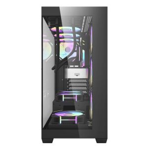 Darkflash кутия Case ATX - DS900 Black - USB-C