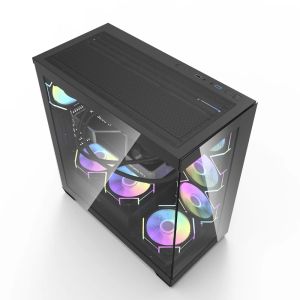 Darkflash кутия Case ATX - DS900 Black - USB-C