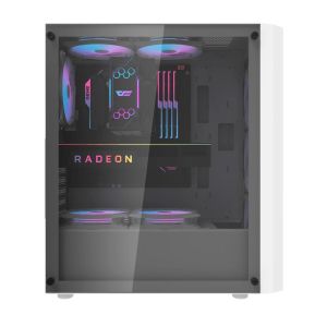 Darkflash кутия Case ATX - DK351 White - 4 fans included