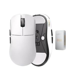 Lamzu професионална геймърска мишка INCA 8K - Wireless Gaming Mouse - White