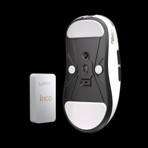 Lamzu професионална геймърска мишка INCA 8K - Wireless Gaming Mouse - White