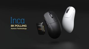 Lamzu професионална геймърска мишка INCA 8K - Wireless Gaming Mouse - Black