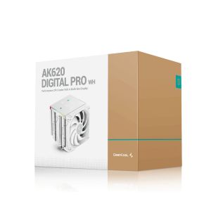 DeepCool CPU Cooler AK620 DIGITAL PRO WH - Dual-Tower - LGA1851/AM5