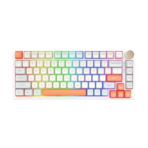 VGN Professional Gaming Mechanical Keyboard N75 RGB Jelly Orange - Power Silver Switches [Linear]