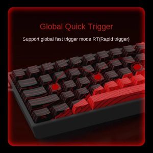 Madlions професионална геймърска механична клавиатура Professional Gaming Mechanical Keyboard MAD 68 HE Contour Flagship - 8K, Magnetic Amber Pro [Linear]