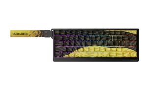 Madlions професионална геймърска механична клавиатура Professional Gaming Mechanical Keyboard MAD 60 HE Contour Flagship - 8K, Magnetic Amber Pro [Linear]