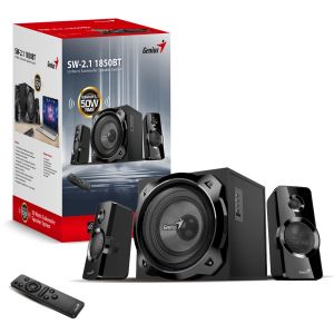 Genius Speakers 2.1 - SW-2.1 1850BT - 50W RMS, Bluetooth, Black