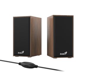 Genius Speakers 2.0 - SP-HF180 - 6W, USB, Wood
