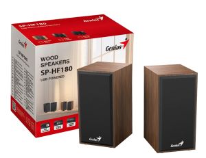 Genius Speakers 2.0 - SP-HF180 - 6W, USB, Wood