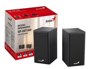 Genius Speakers 2.0 - SP-HF180 - 6W, USB, Black