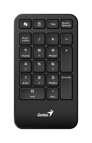 Genius цифрова безжична клавиатура кийпад Keypad Wireless NumPad 1000 - AI, 2.4G, Black