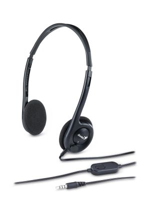 Genius слушалки с микрофон Headset HS-200C - Lightweight, Black