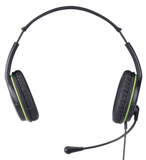 Genius слушалки с микрофон Headset HS-400A - 3.5 mm, Mic, Black/Green