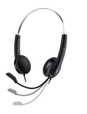 Genius слушалки с микрофон Headset HS-220U - AI, USB-C, Mic, Black