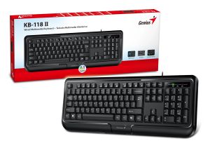 Genius Smart Keyboard KB-118 II Black - AI, BG Layout, USB