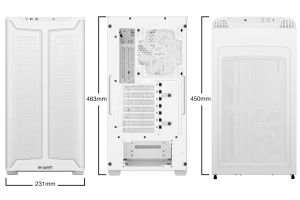 be quiet! Case ATX - Pure Base 501 DX White