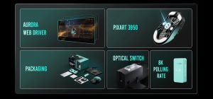 Lamzu професионална геймърска мишка MAYA X 8K - Wireless Gaming Mouse - Aimlabs Edition