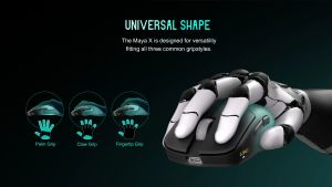 Lamzu професионална геймърска мишка MAYA X 8K - Wireless Gaming Mouse - Aimlabs Edition
