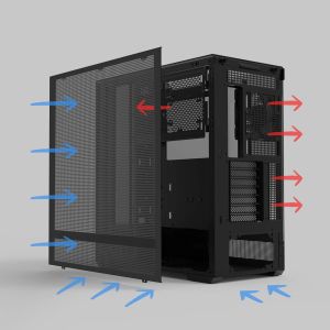 Zalman кутия Case ATX - P40 Prism Black