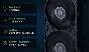 Arctic вентилатор Fan 92mm P9 Silent (Black) - 1900rpm