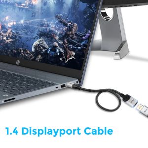 VCom удължителен кабел Display Port Extension v1.4 DP M / F - 8K - CG635F-1.0m